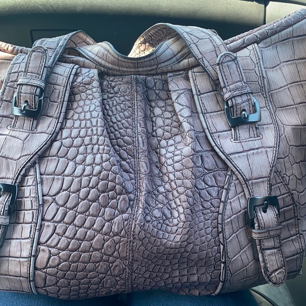 A Paige croc kooba purse in very good shape